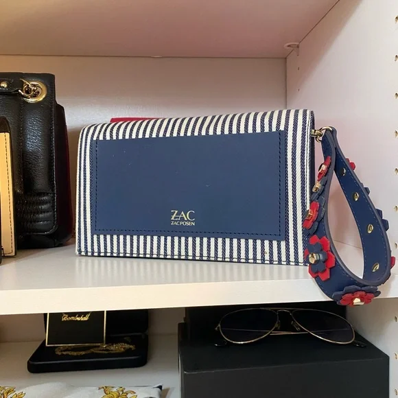 Zac Posen Embellished Stripe Purse - Picture 4 of 5